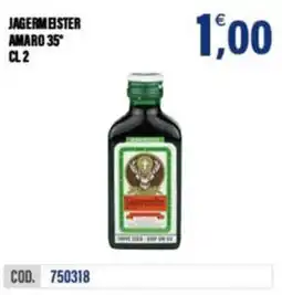 Adhoc Jagermeister amaro 35° offerta