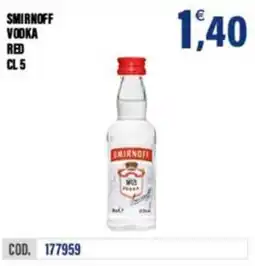 Adhoc Smirnoff vodka red offerta