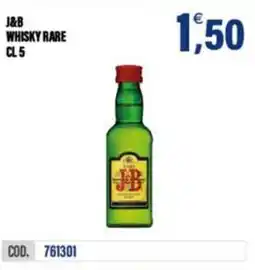 Adhoc J&b whisky rare offerta