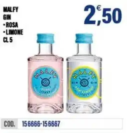 Adhoc Malfy gin rosa, limone offerta