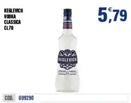 Adhoc Keglevich vodka classica offerta