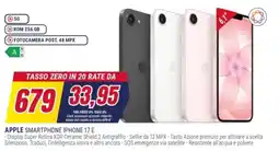 Trony Apple smartphone iphone 17 E offerta