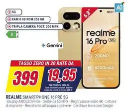 Trony REALME SMARTPHONE 16 PRO 5G offerta