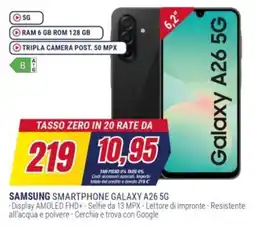 Trony SAMSUNG SMARTPHONE GALAXY A26 5G offerta