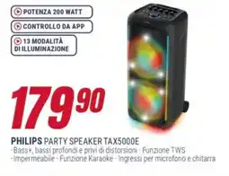 Trony PHILIPS PARTY SPEAKER TAX5000E offerta