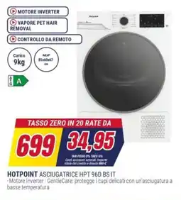 Trony HOTPOINT ASCIUGATRICE HPT 96D BS IT offerta