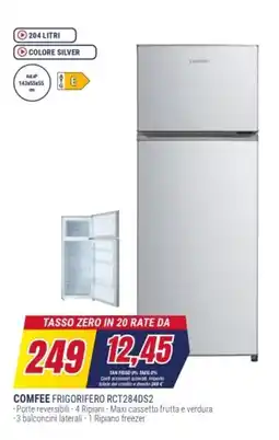 Trony COMFEE FRIGORIFERO RCT284DS2 offerta