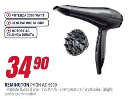 Trony REMINGTON PHON AC 5999 offerta