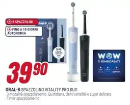 Trony Oral-b spazzolino vitality pro duo offerta