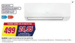 Trony DAIKIN CLIMATIZZATORE ATXC25E/ARXC25E offerta