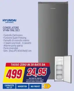 Trony HYUNDAI CONGELATORE VFHN-19NL1XE1 offerta