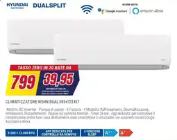 Trony HYUNDAI CLIMATIZZATORE WSHN-DUAL 093+123 KIT offerta