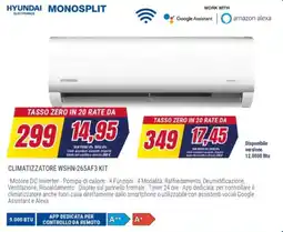 Trony HYUNDAI CLIMATIZZATORE WSHN-265AF3 KIT offerta