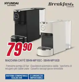 Trony HYUNDAI MACCHINA CAFFÈ SBHN-MP10EC-SBHN-MP10EB offerta