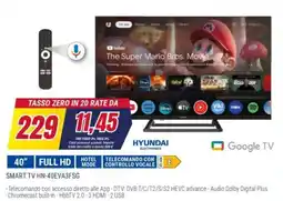 Trony HYUNDAI SMART TV HN-40EVA3FSG offerta