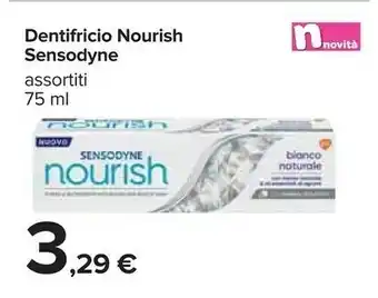 Carrefour Dentifricio nourish offerta