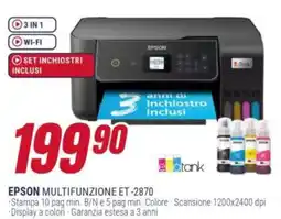Trony EPSON MULTIFUNZIONE ET-2870 offerta