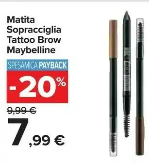 Matita sopracciglia tattoo brow