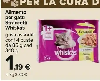Carrefour Alimento per gatti straccetti offerta