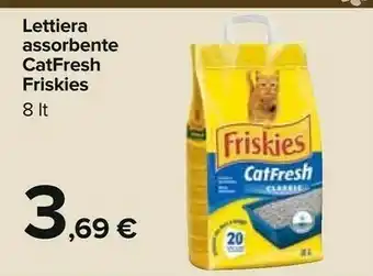 Carrefour Lettiera assorbente catfresh offerta