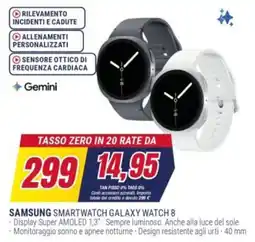 Trony Samsung smartwatch galaxy watch 8 offerta
