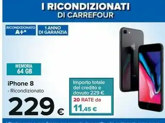Carrefour Iphone 8 offerta