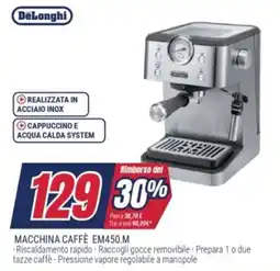 Trony DeLonghi MACCHINA CAFFÈ EM450.M offerta
