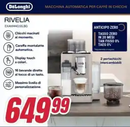 Trony DeLonghi RIVELIA EXAM440.55.BG offerta