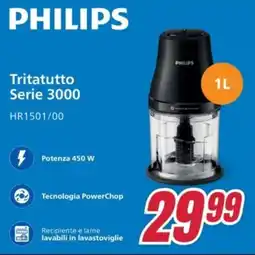 Trony PHILIPS Tritatutto Serie 3000 HR1501/00 offerta
