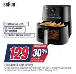 Trony BRAUN FRIGGITRICE ARIA HF5075 offerta