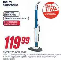 Trony POLTI VAPORETTO SV620 STYLE offerta