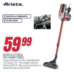 Trony Ariete SCOPA ELETTRICA 2761 HANDY FORCE offerta