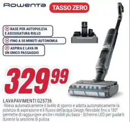 Trony Rowenta LAVAPAVIMENTI GZ5736 offerta