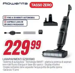 Trony Rowenta LAVAPAVIMENTI GZ5035WO offerta