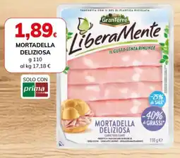 Basko GranTerre LiberaMente mortadella deliziosa offerta