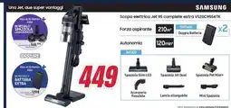 Trony SAMSUNG Scopa elettrica Jet 95 complete extra VS20C9554TK offerta