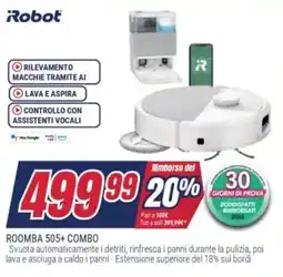 Trony Robot ROOMBA 505+ COMBO offerta
