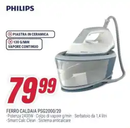 Trony PHILIPS FERRO CALDAIA PSG2000/20 offerta