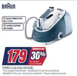 Trony BRAUN FERRO A CALDAIA IS5245BL offerta