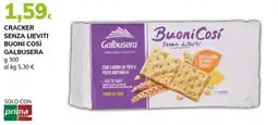 Basko Cracker senza lieviti buoni così GALBUSERA offerta
