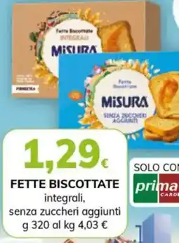 Basko Misura fette biscottate offerta