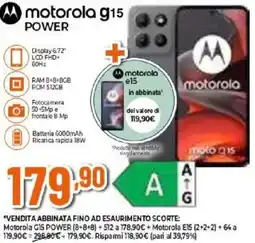 Expert motorola g15 Power offerta