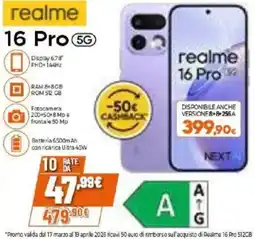 Expert realme 16 Pro offerta
