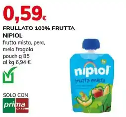 Basko Frullato 100% frutta NIPIOL offerta