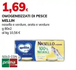 Basko Omogeneizzati di pesce MELLIN offerta