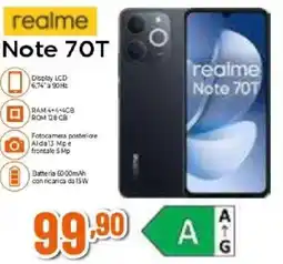 Expert realme Note 70T offerta