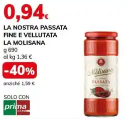 Basko La nostra passata fine e vellutata LA MOLISANA offerta