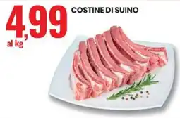 Eurospin Costine di suino offerta