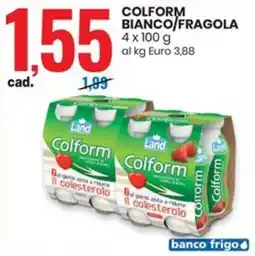 Eurospin Land colform bianco/fragola offerta