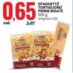 Eurospin Tre mulini spaghetti/ tortiglioni penne rigate offerta